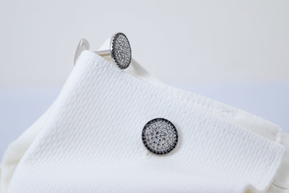 Boutons de manchette en diamant