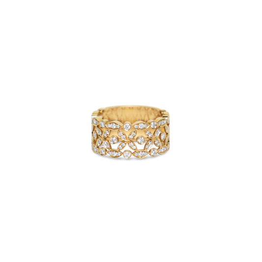 Flower Diamond Ring