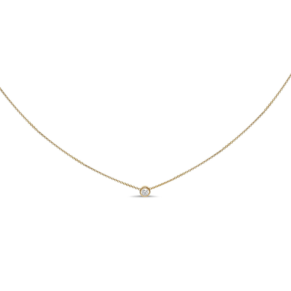 Einzelnes Diamant-Collier