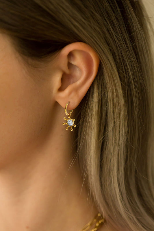 Boucles d'oreilles tempétueuses