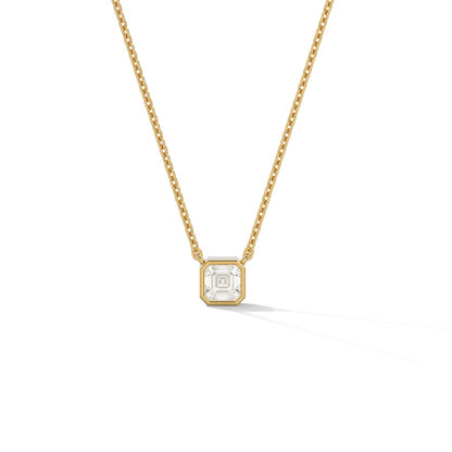 Pendentif taille Asscher