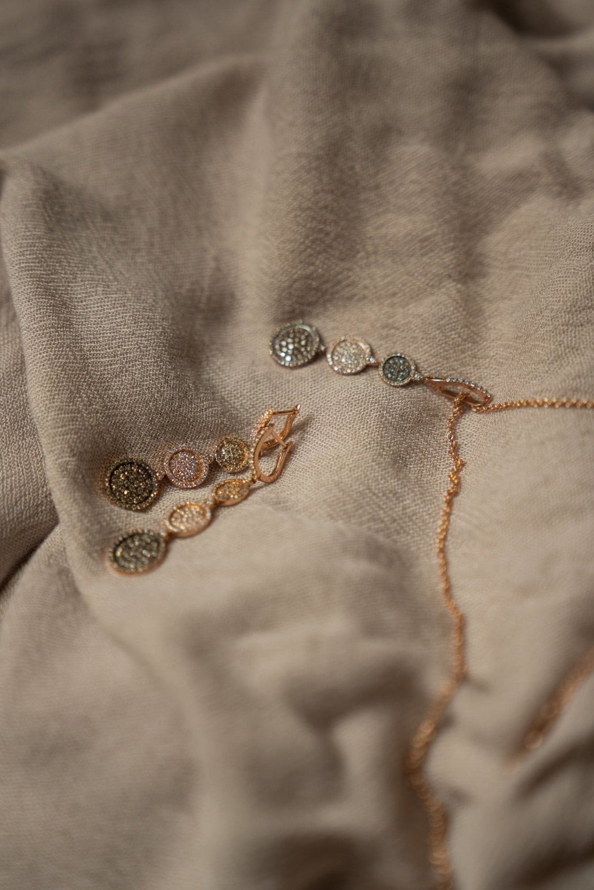 Cognac Diamond Necklace