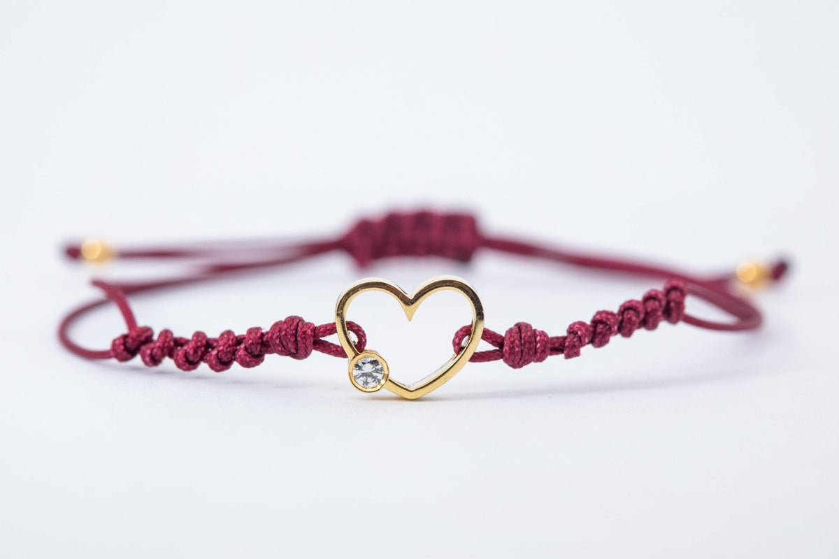 Diamond Heart Bracelet