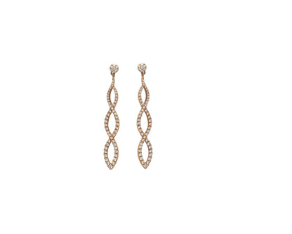 Diamond Twist Earrings