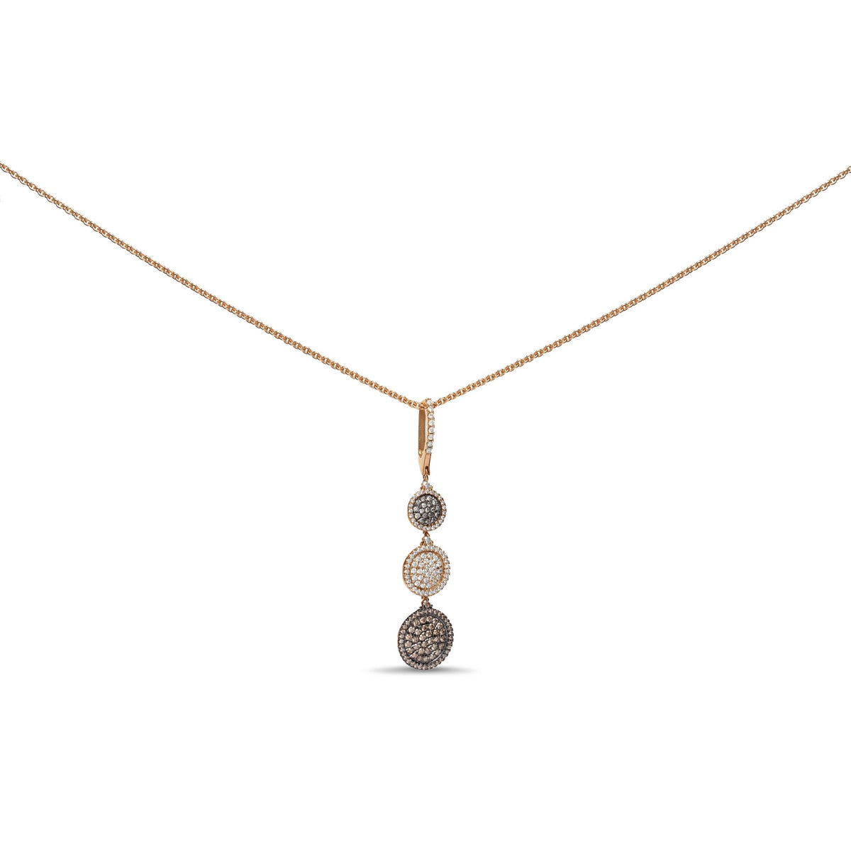 Cognac Diamond Necklace