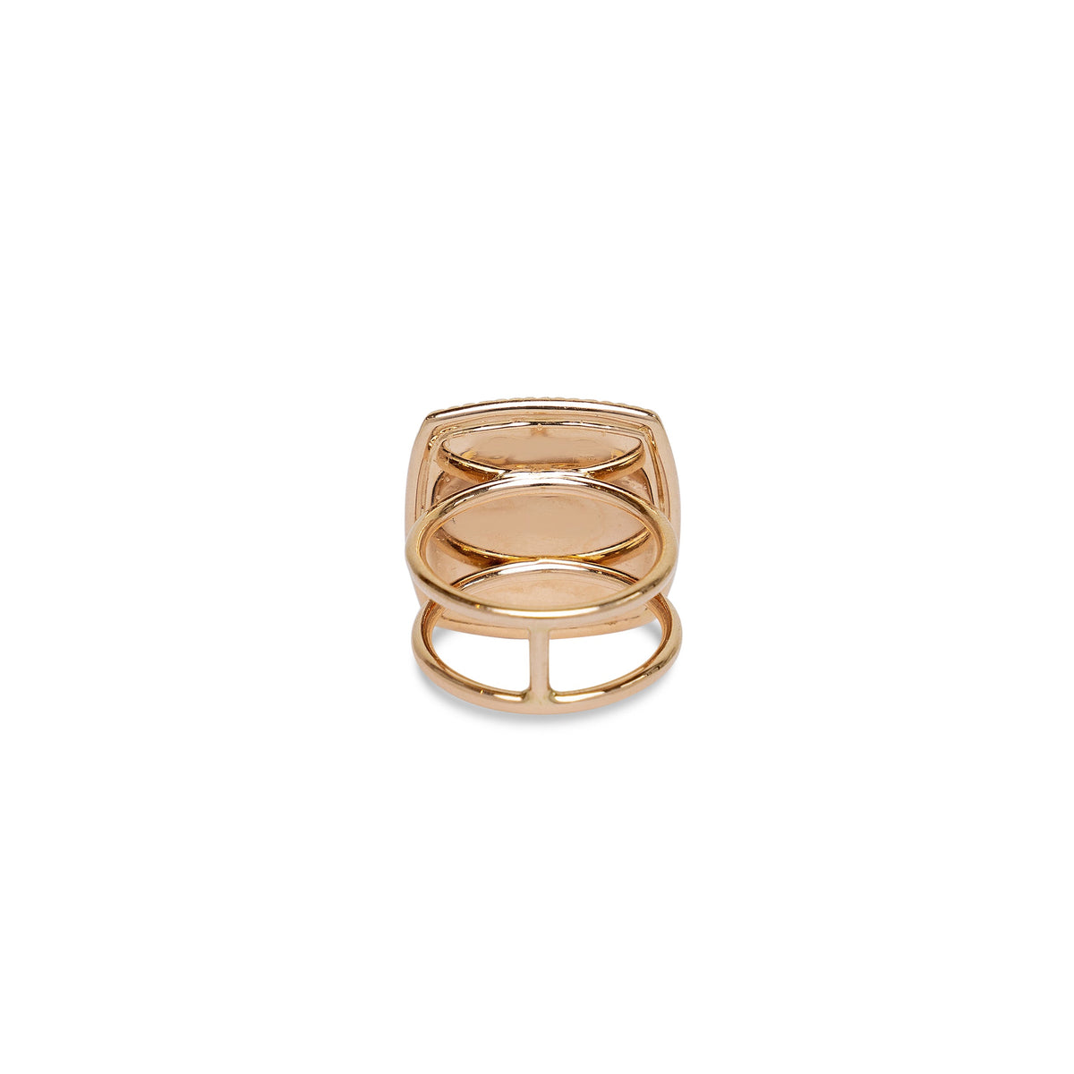 Bague rubis tranché