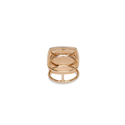 Bague rubis tranché