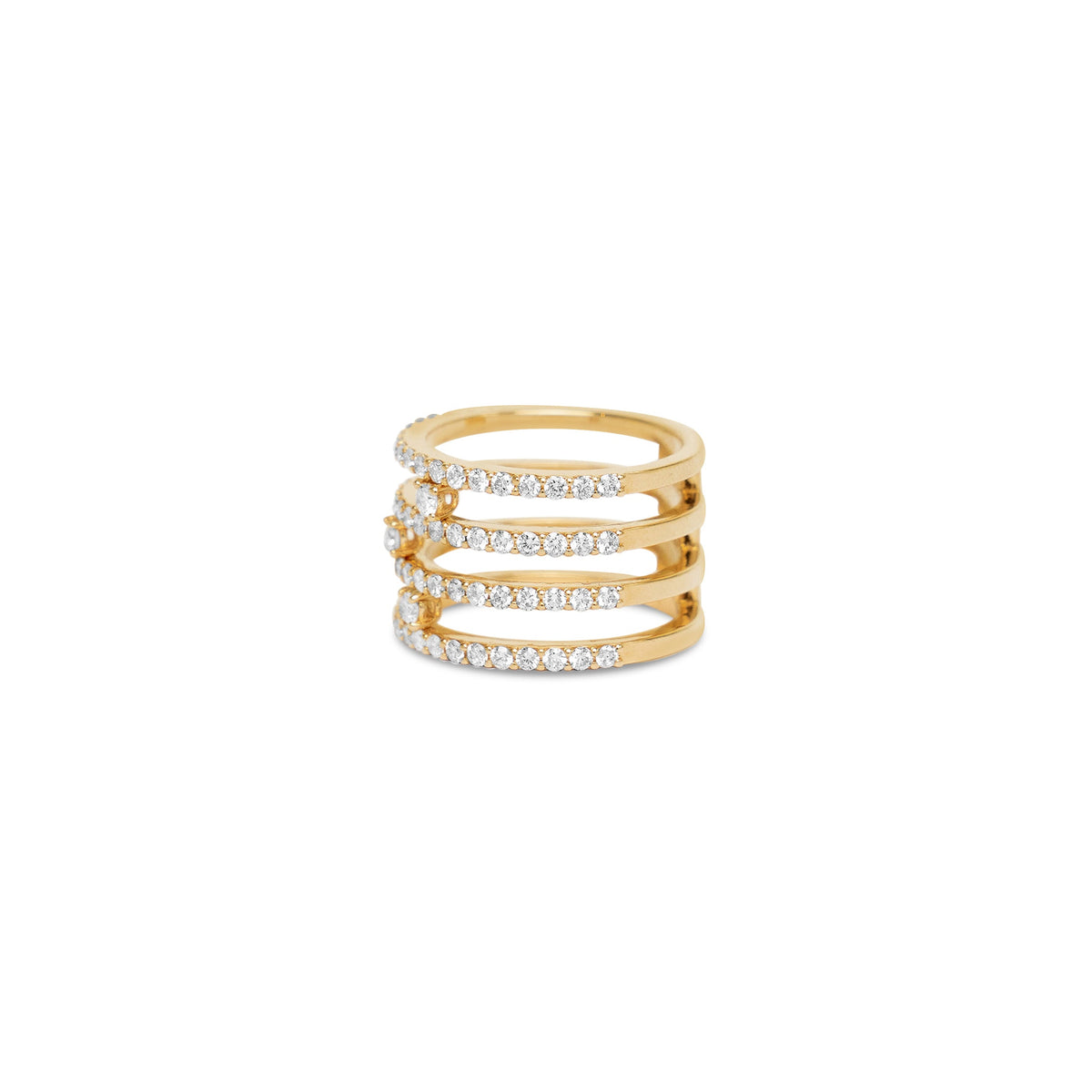 Rose Gold Stacked Ring