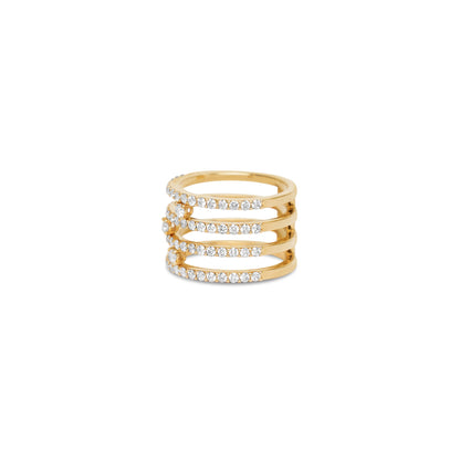 Rose Gold Stacked Ring
