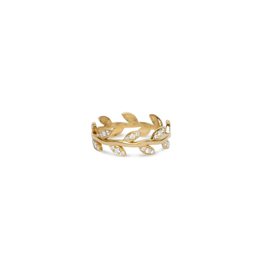 Gold Leaf Ring