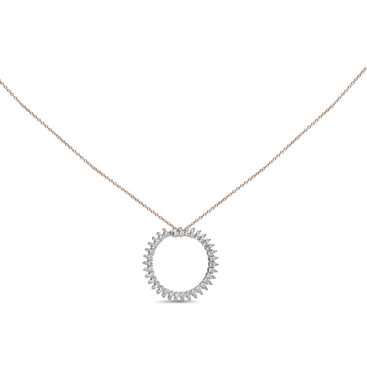 Diamond Halo Necklace