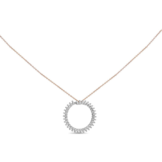 Collier halo diamant