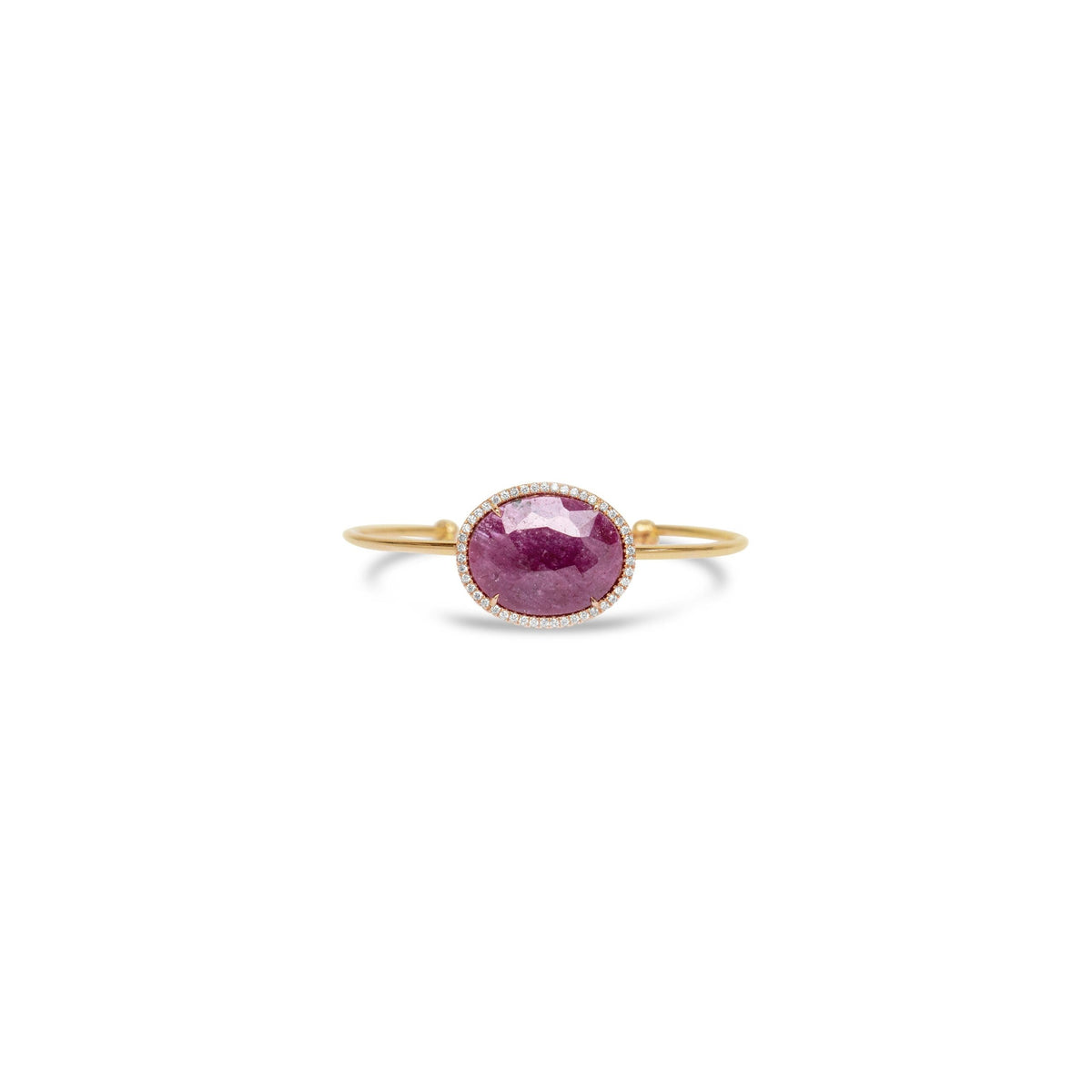 Sliced Ruby Bracelet