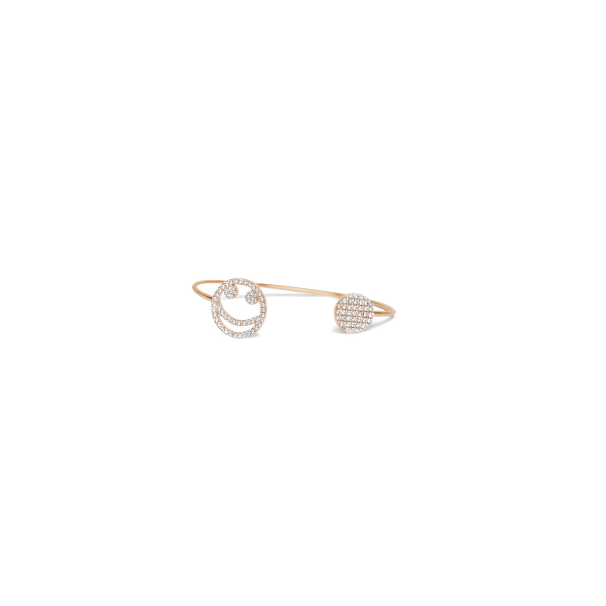 Bracelet Smiley en or