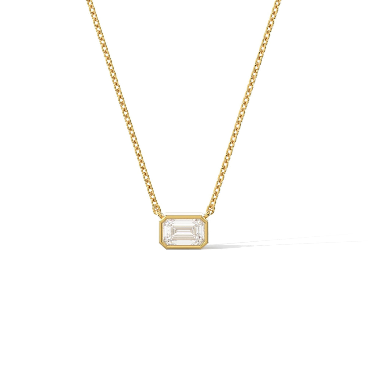 Emerald Cut Pendant