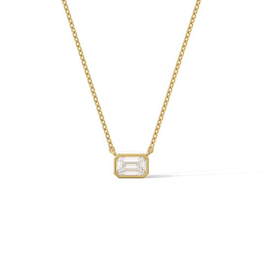 Pendentif taille émeraude
