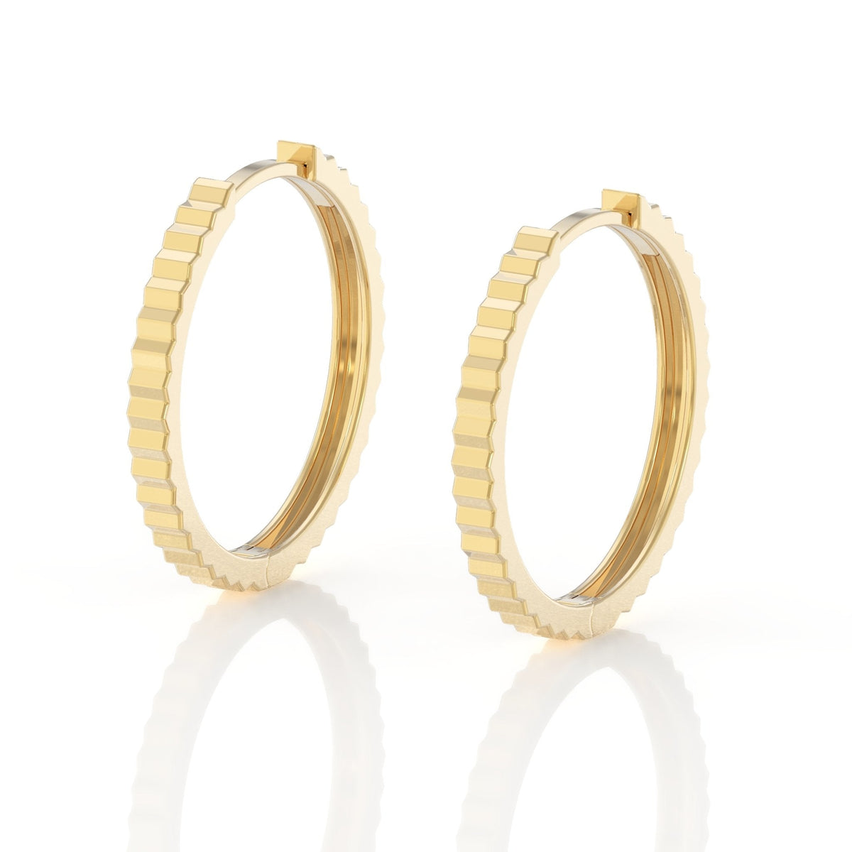 Fluted Hoops