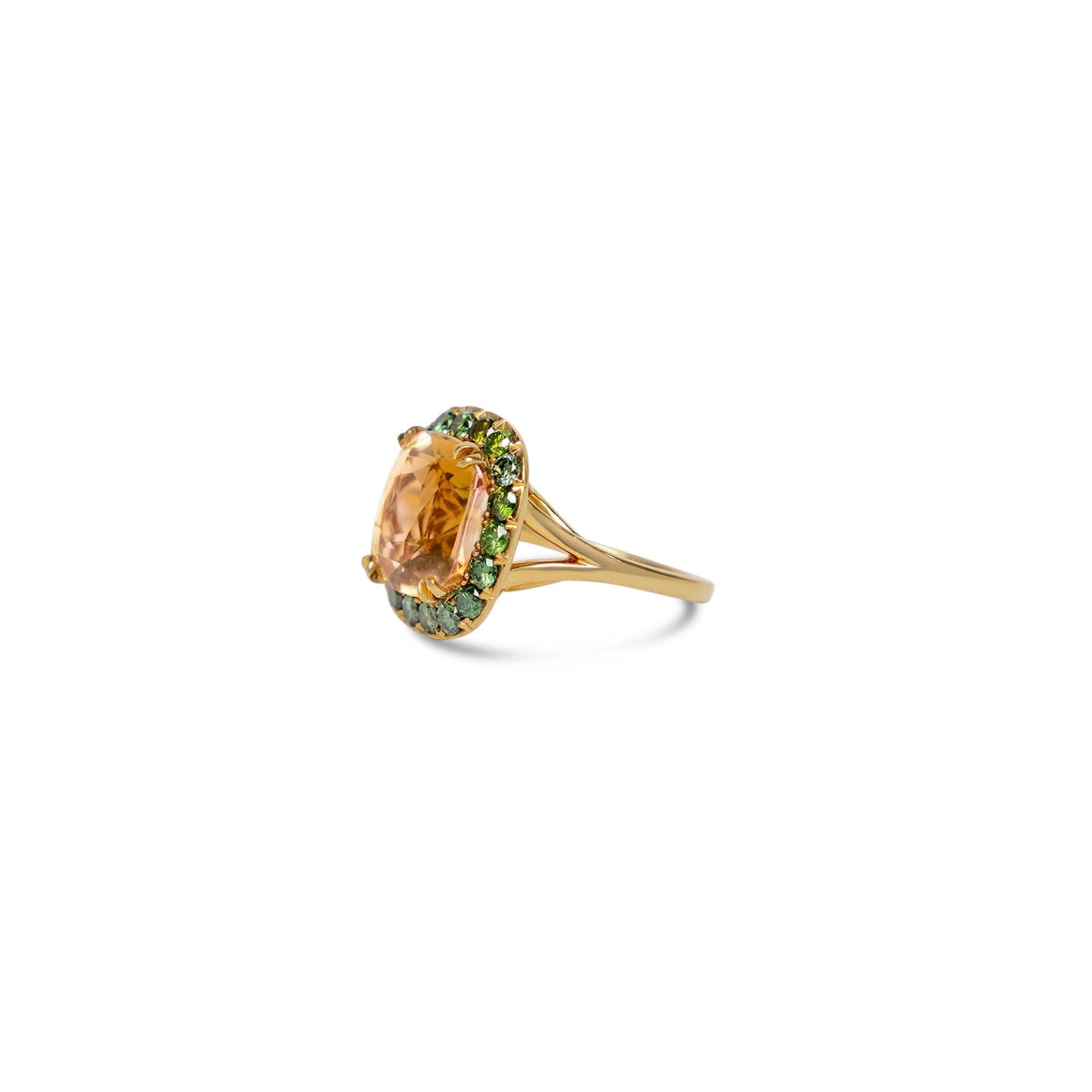 Multi-Colour Tourmaline ring