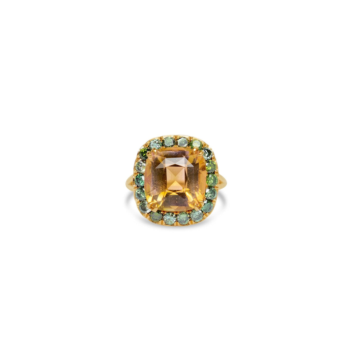 Multi-Colour Tourmaline ring