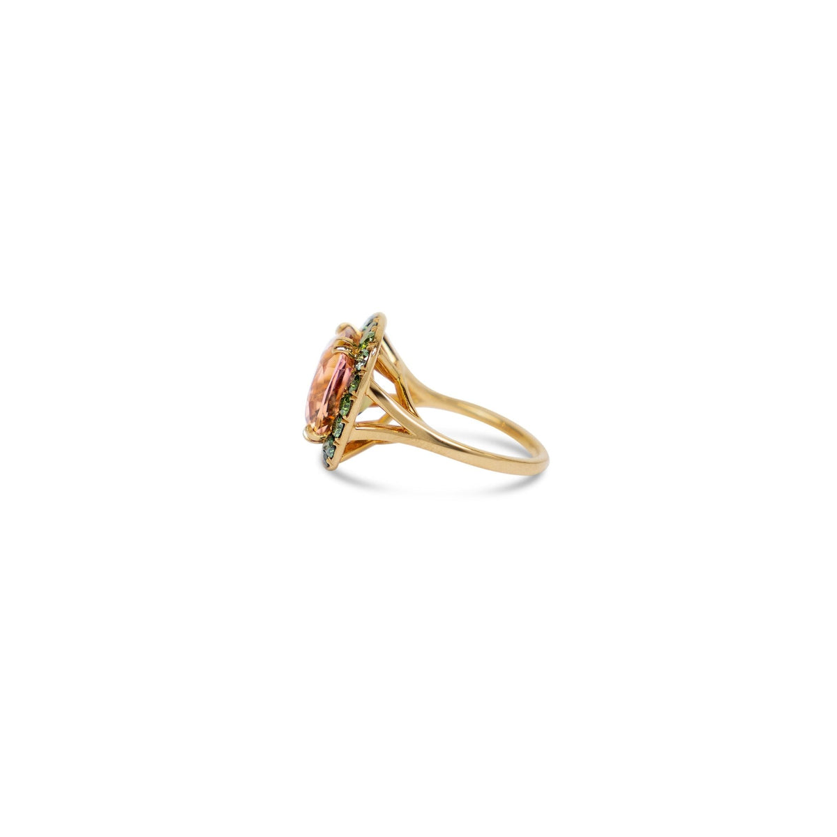 Multi-Colour Tourmaline ring