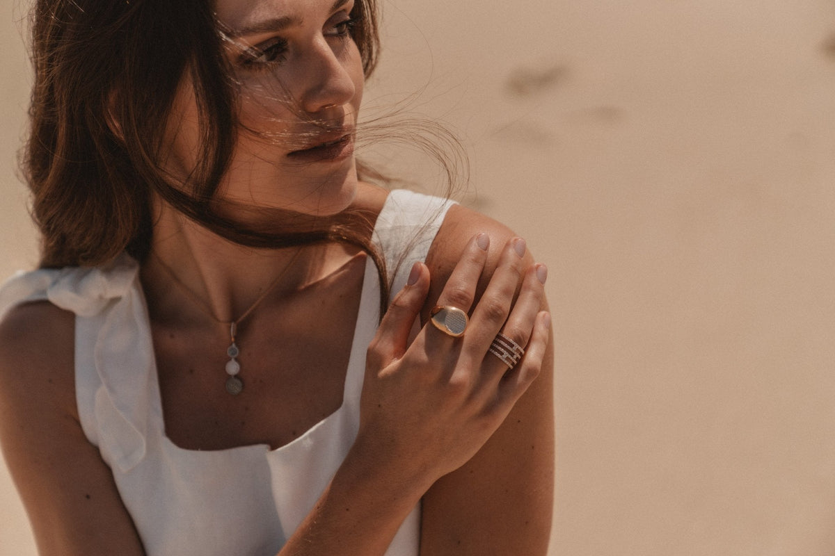 Rose Gold Stacked Ring