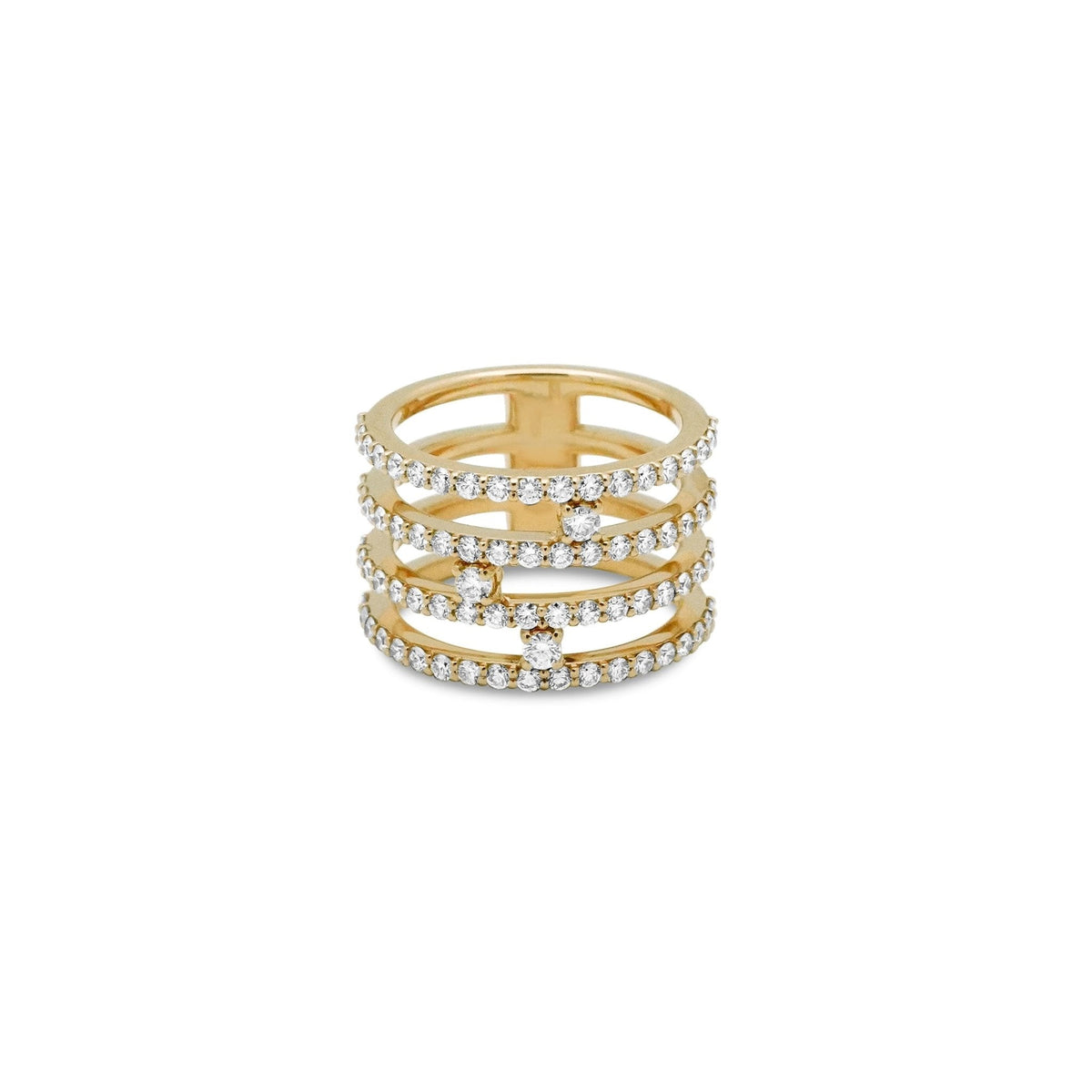 Rose Gold Stacked Ring