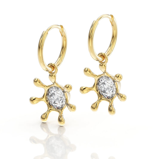 Boucles d'oreilles tempétueuses